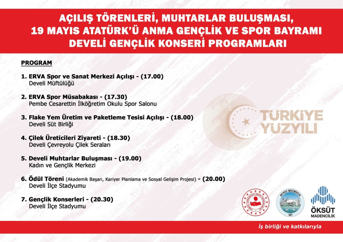 Ayseri Develi Konser 19 Mayıs Etkinlikler (1)