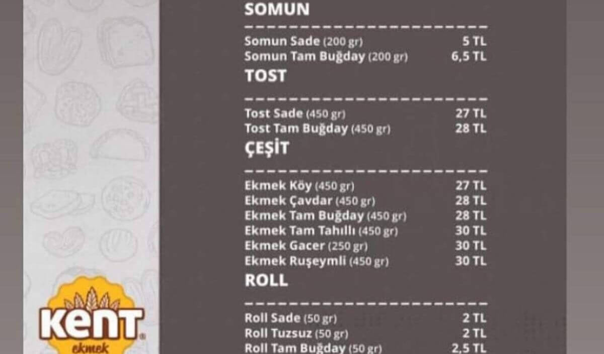 Kent Ekmek Zam Geldi