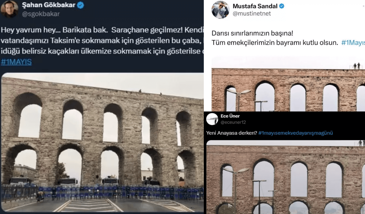 1 Mayıs’a Damga Vuran Saraçhane Barikatına Ünlülerden Tepki Yağdı!