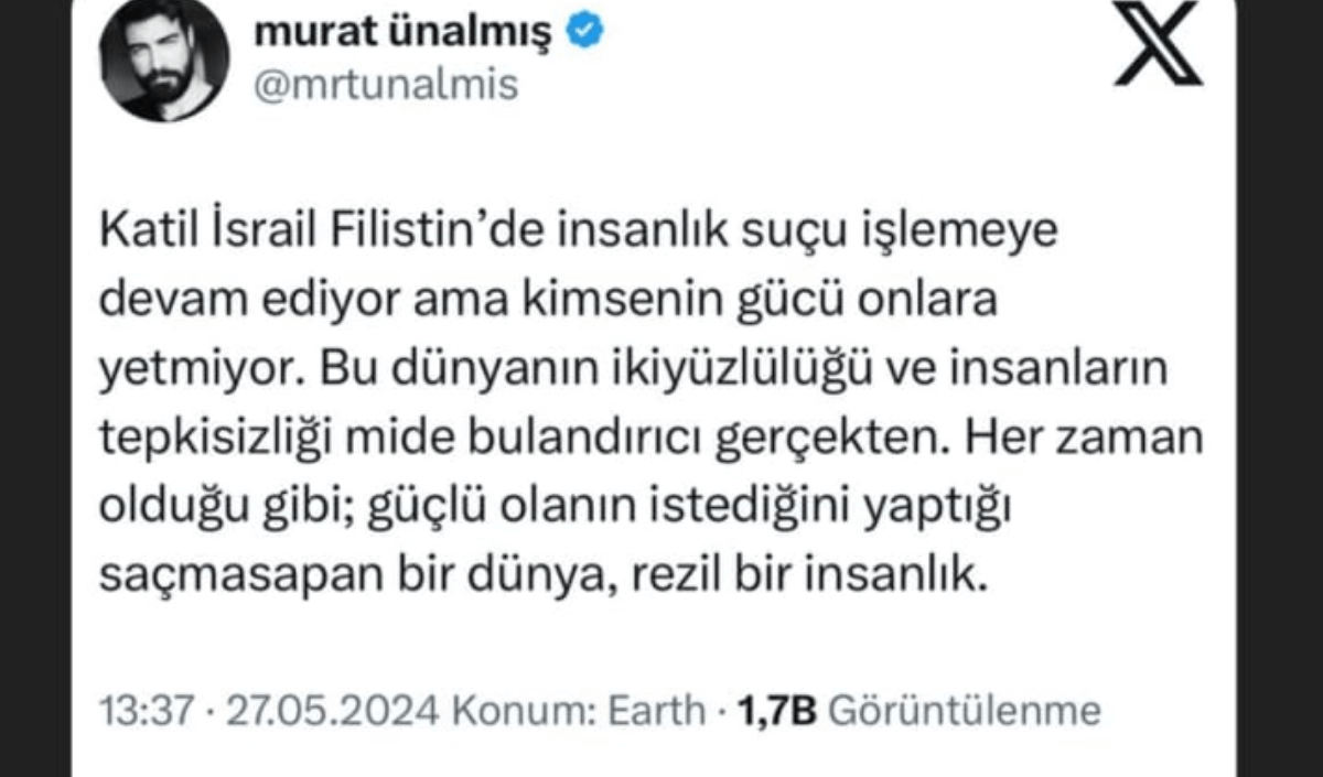 Kayserili Ünlü Oyuncu Ateş Püskürdü: Rezil Bir İnsanlık!-1