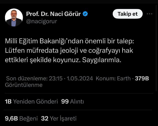 Naci Görür Paylaşım