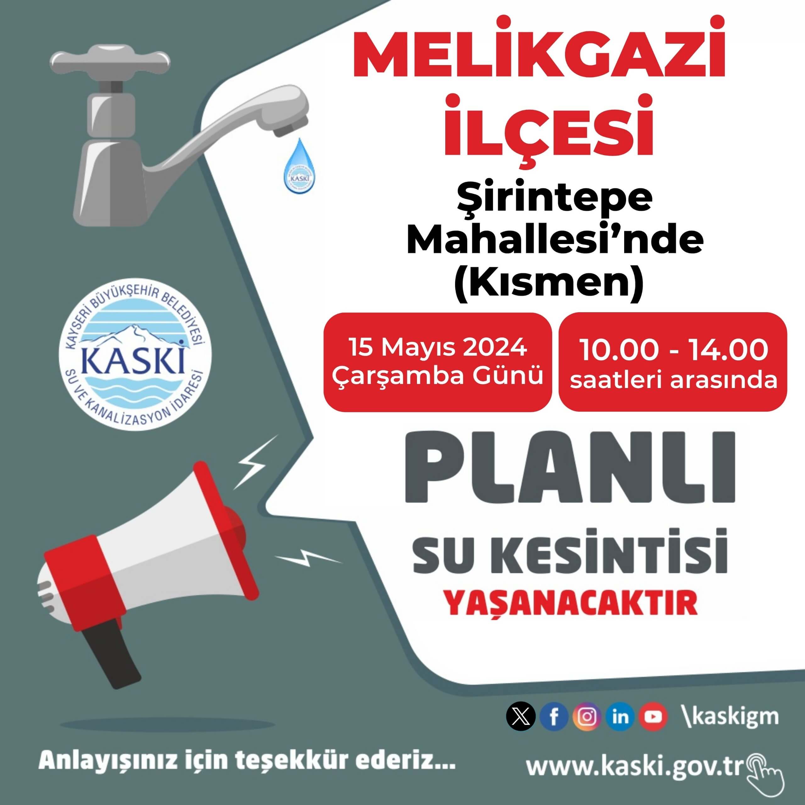 Su Kesintisi Kaski