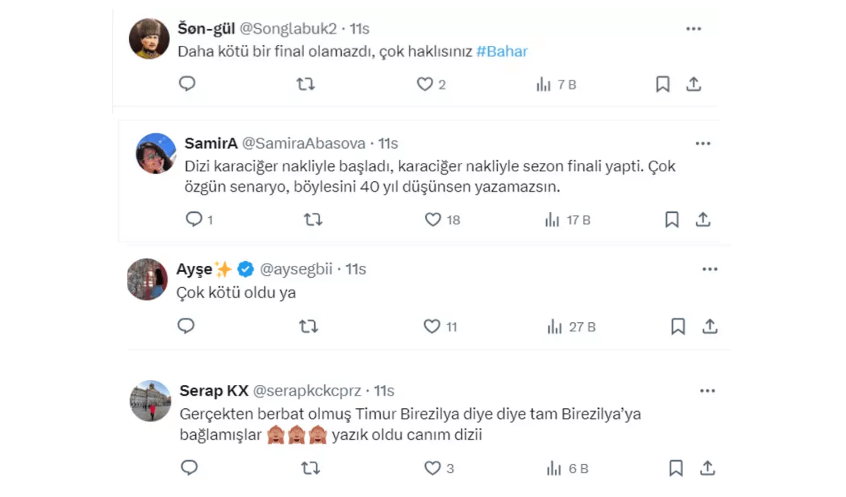 Bahar Sezon Finaliyle Fırtına Değil Rüzgar Bile Estiremedi!