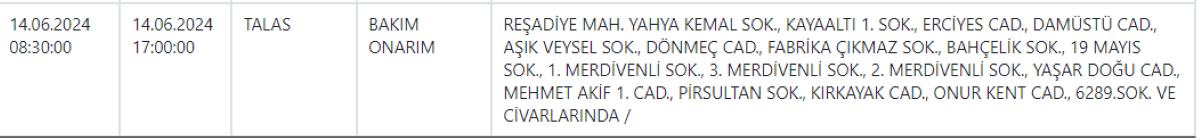 1 Kesinti Kcetaş