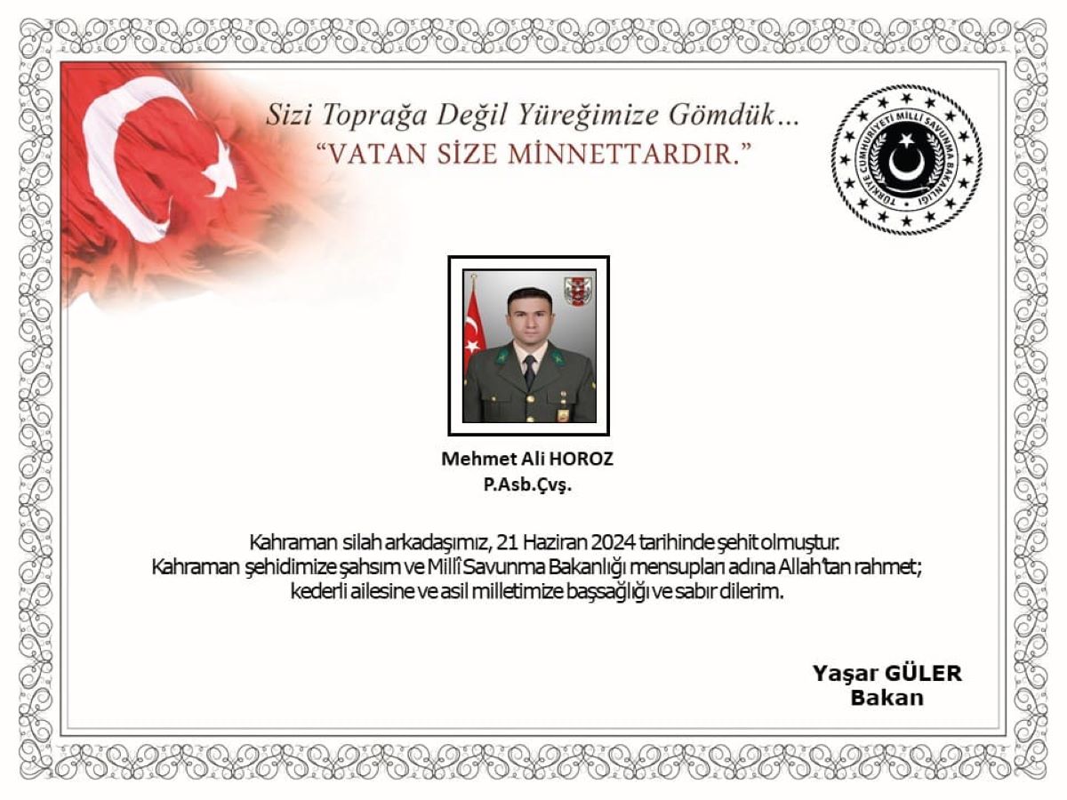 Acı Haber Geldi Şehidin Var Türkiye 2