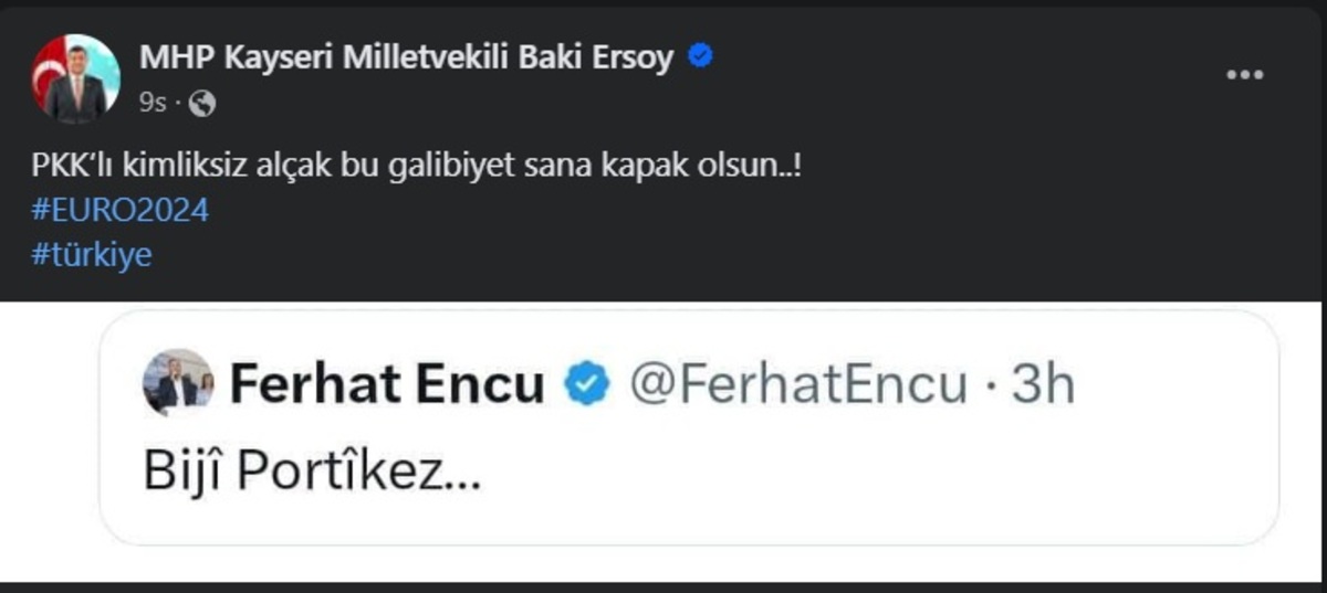 Baki Ersoy’dan Türkiye Maçı Sonrası Olay Gönderme!