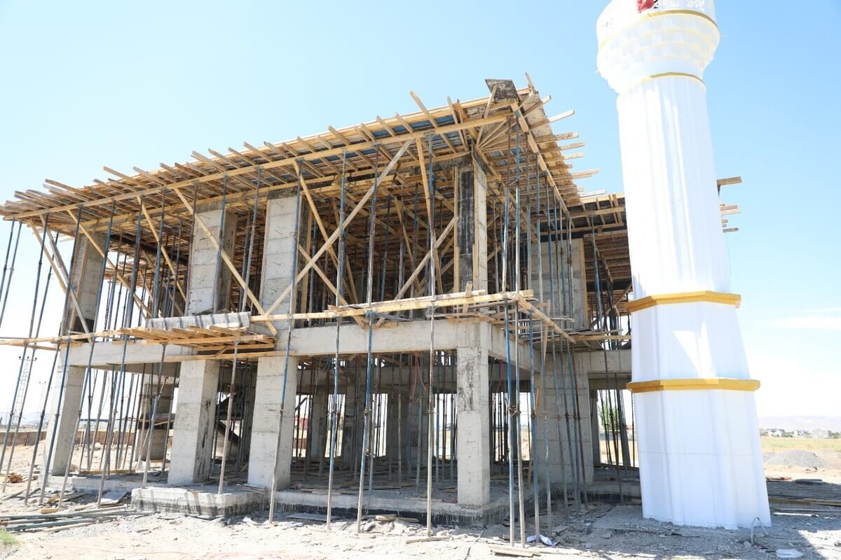 Kayseri Gesi Mahallesinde Yunus Emre Camii Çalışmalarında Son Durum Ne (1)