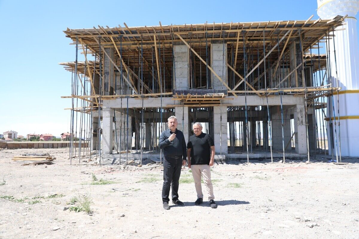 Kayseri Gesi Mahallesinde Yunus Emre Camii Çalışmalarında Son Durum Ne (2)