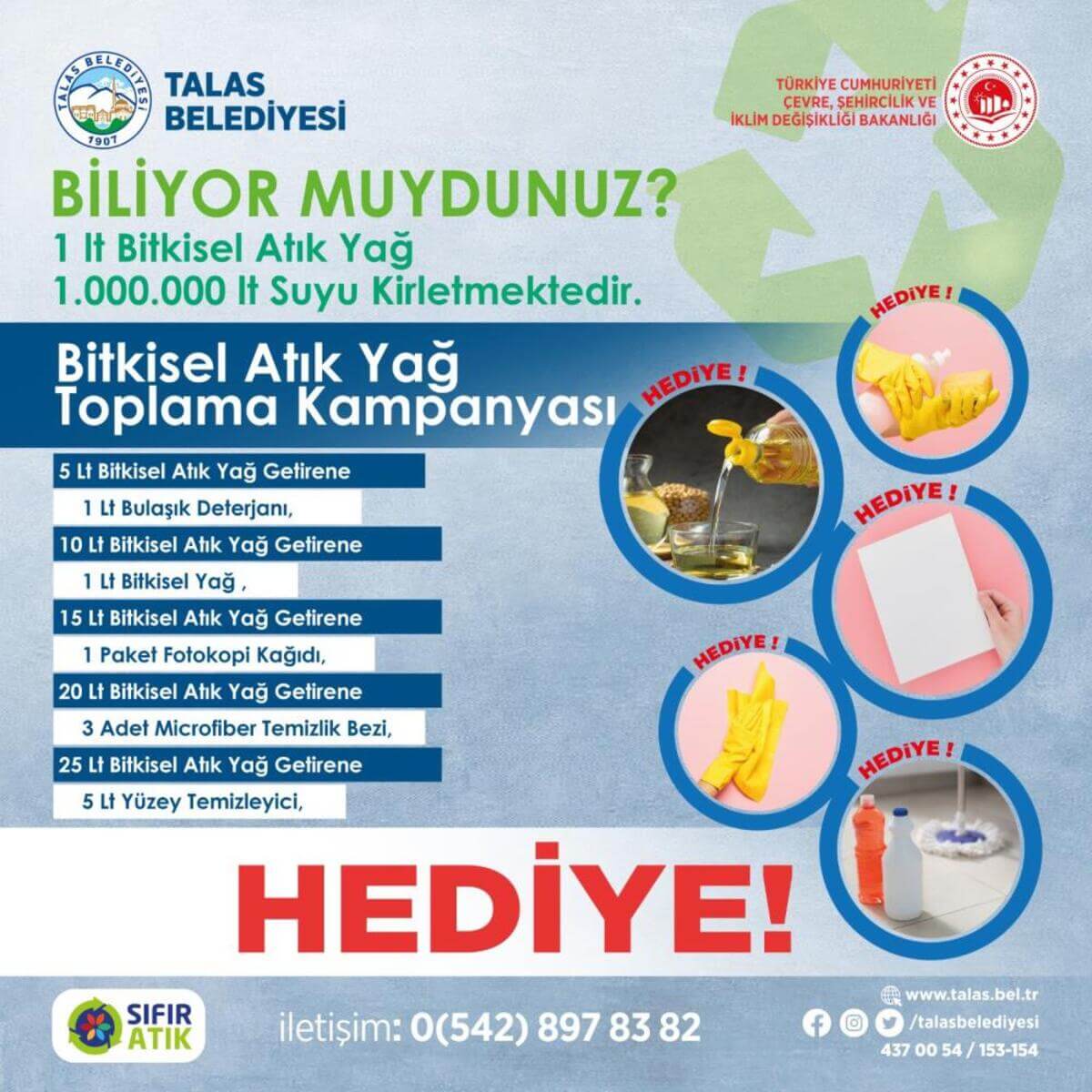 Kayseri'de Düzenlenecek Çevre Günü Kampanyası Dikkat Çekiyor!