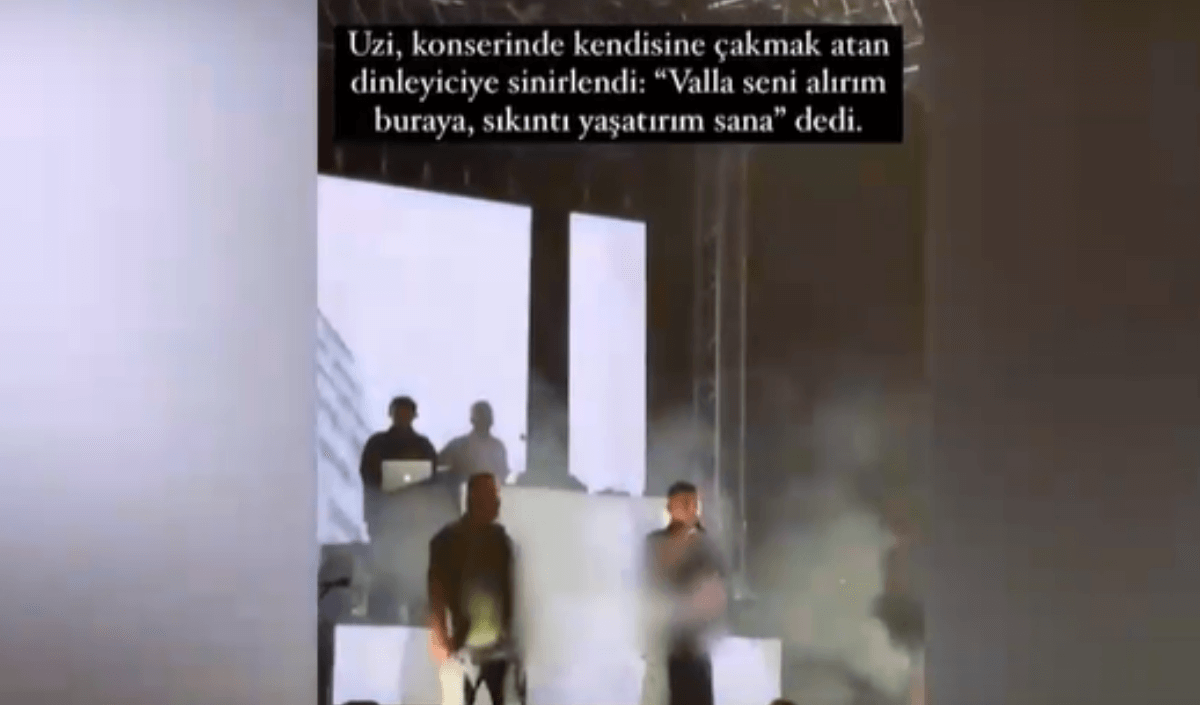 Ünlü Rapçiye Sahnede Çakmak Fırlatıldı! Tehditler Havada Uçtu!-3