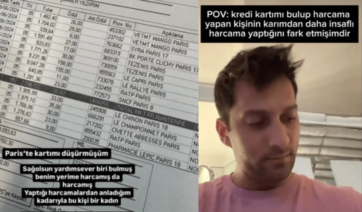 ünlü isim kredi kartını düşürdü