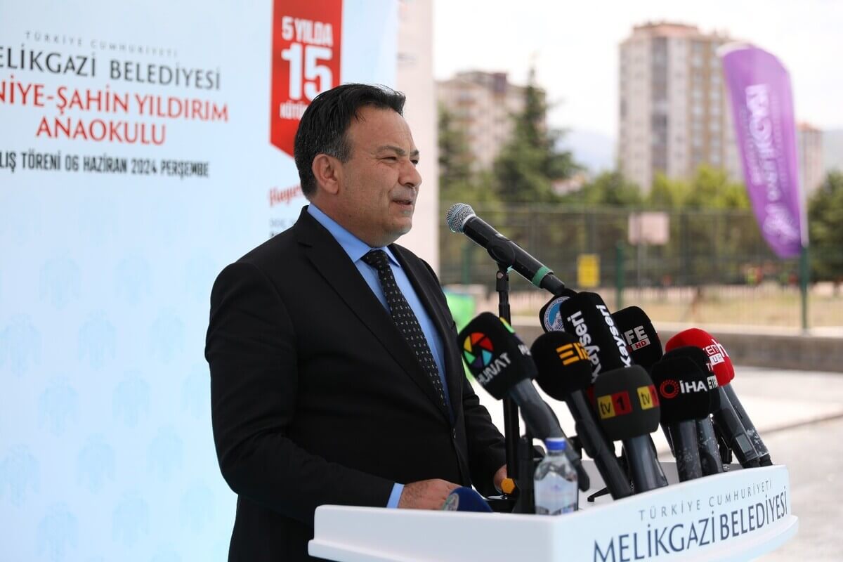 Melikgazi Belediyesi Saniye Şahin Yıldırım Anaokulu'nun Açılışını Gerçekleştirdi (2)