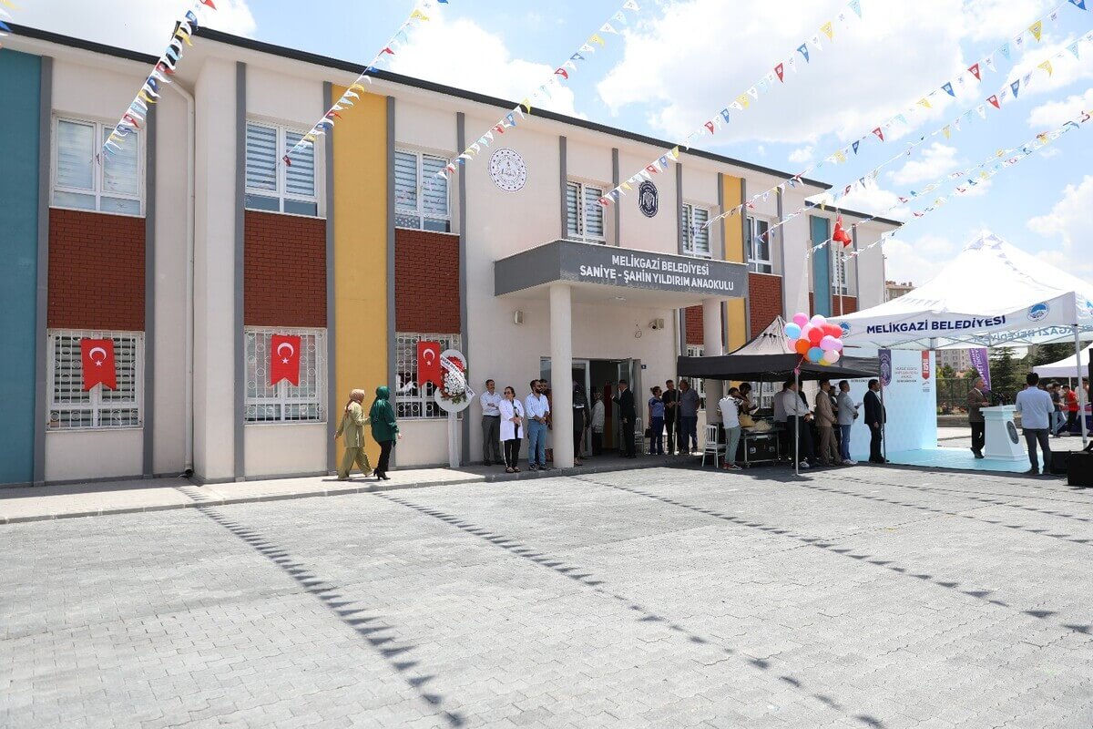 Melikgazi Belediyesi Saniye Şahin Yıldırım Anaokulu'nun Açılışını Gerçekleştirdi (3)