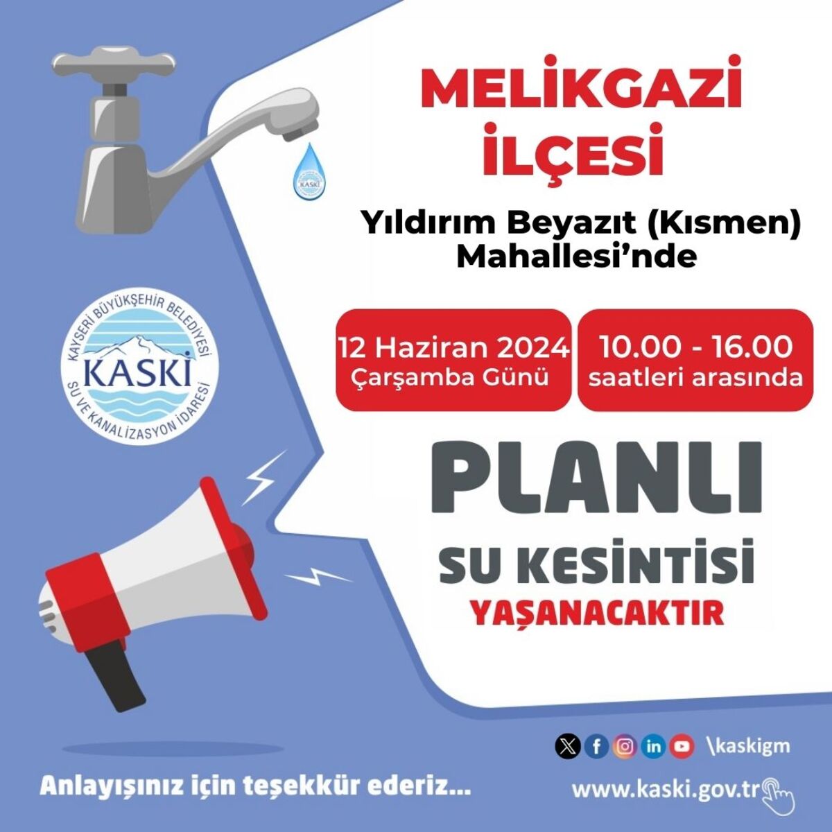 Melikgazi Su Kesintisi (1)