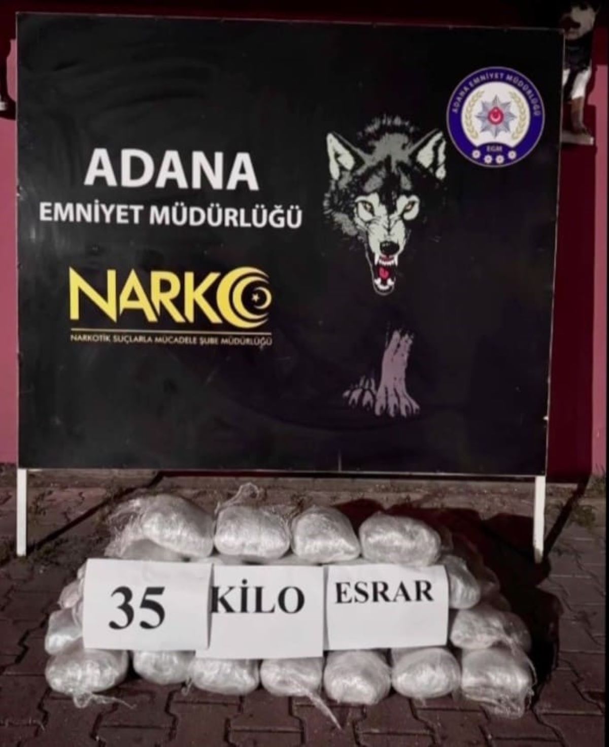 Polisten Şok Baskın! Tam 35 Kilo Ele Geçirildi 3