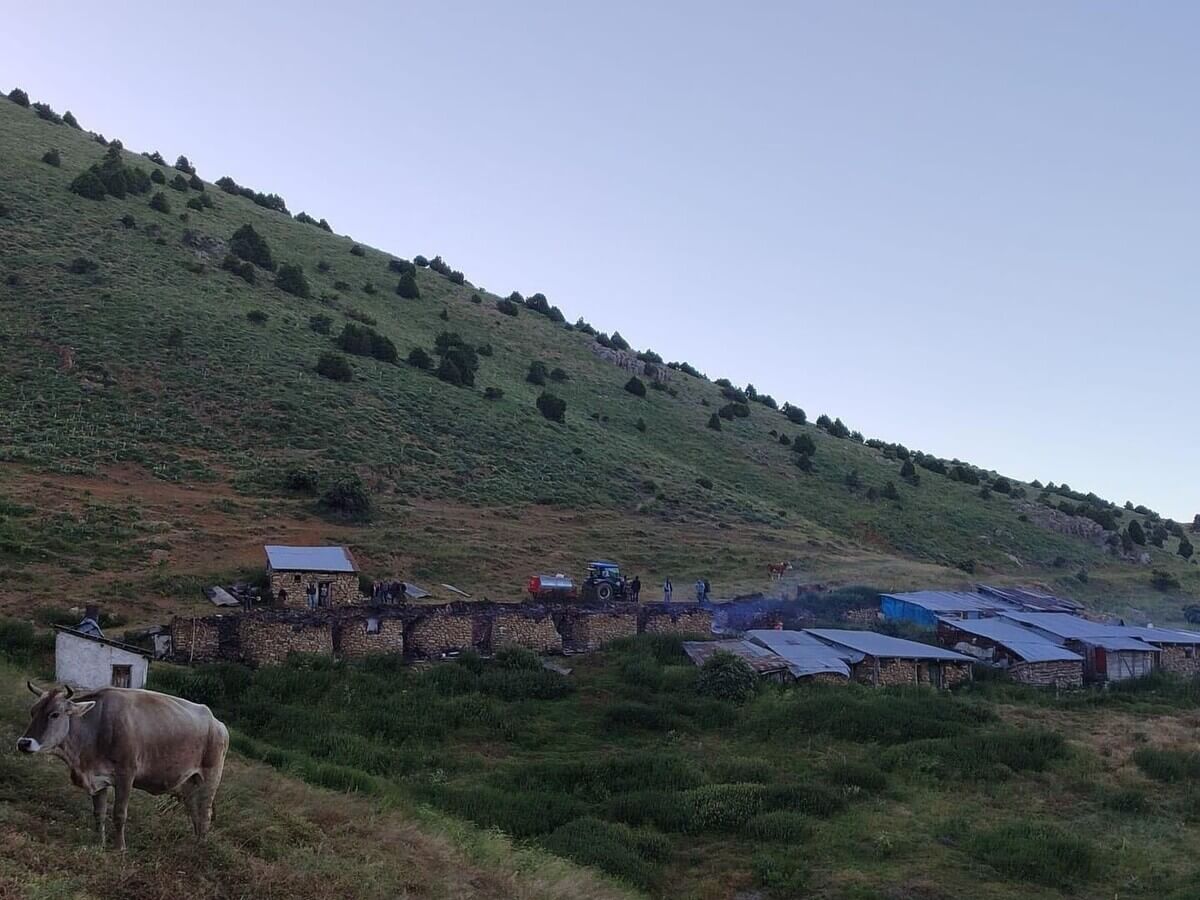 Sivas'ta Çıkan Yangın 5 Evi Küle Çevirdi! (1)