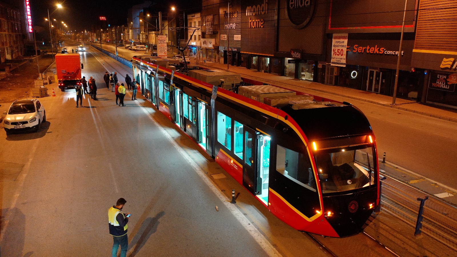 Tramvay Kayseri Gece