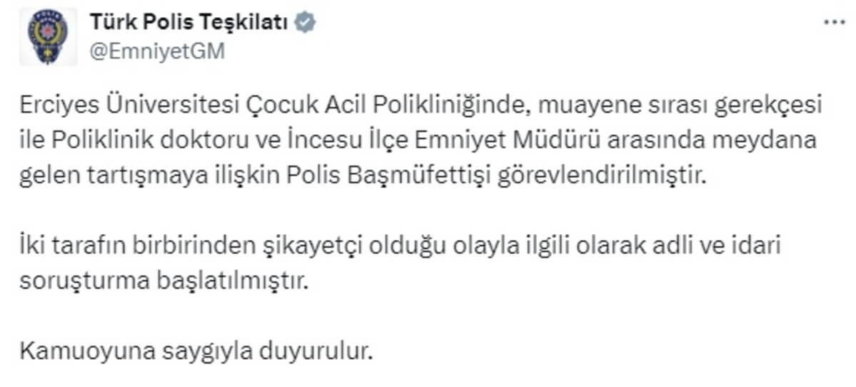 Erciyes Üniversitesi Tıp Hastanesi'nde Doktora Saldıranlar Hakkında Soruşturma!-1