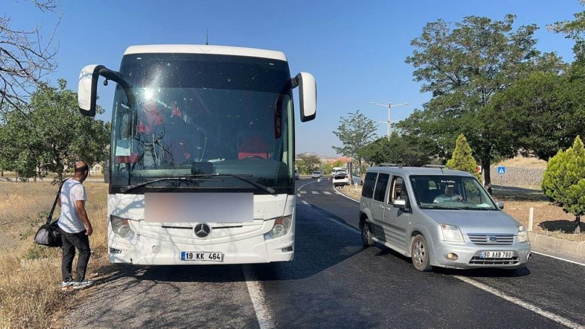 Avanos’ta Yolcu Otobüsü Kaza Yaptı Yaralılar Var! 3