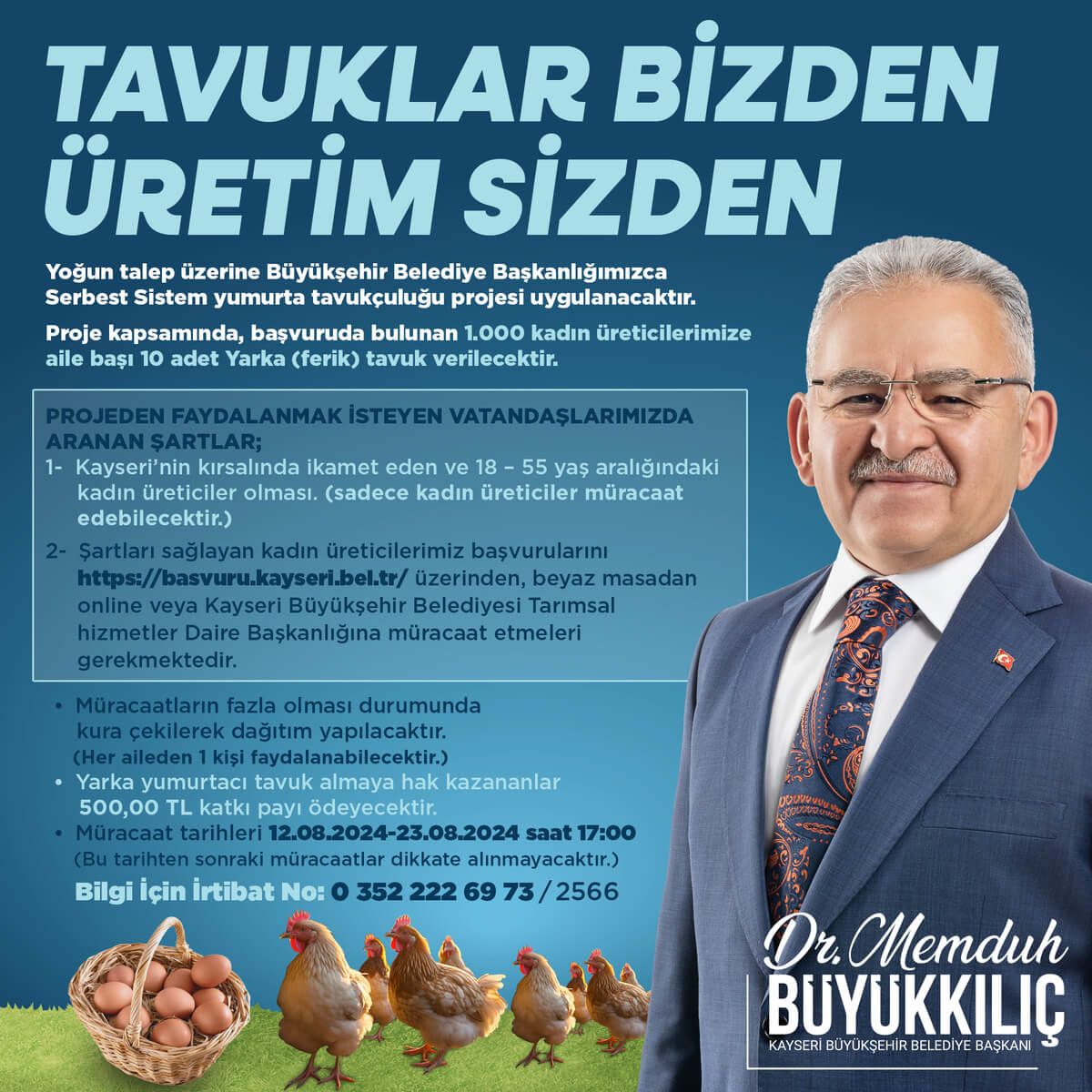 Büyükşehir Belediyesi’nin 10 Bin Tavuk Alımının Sebebi Belli Oldu!