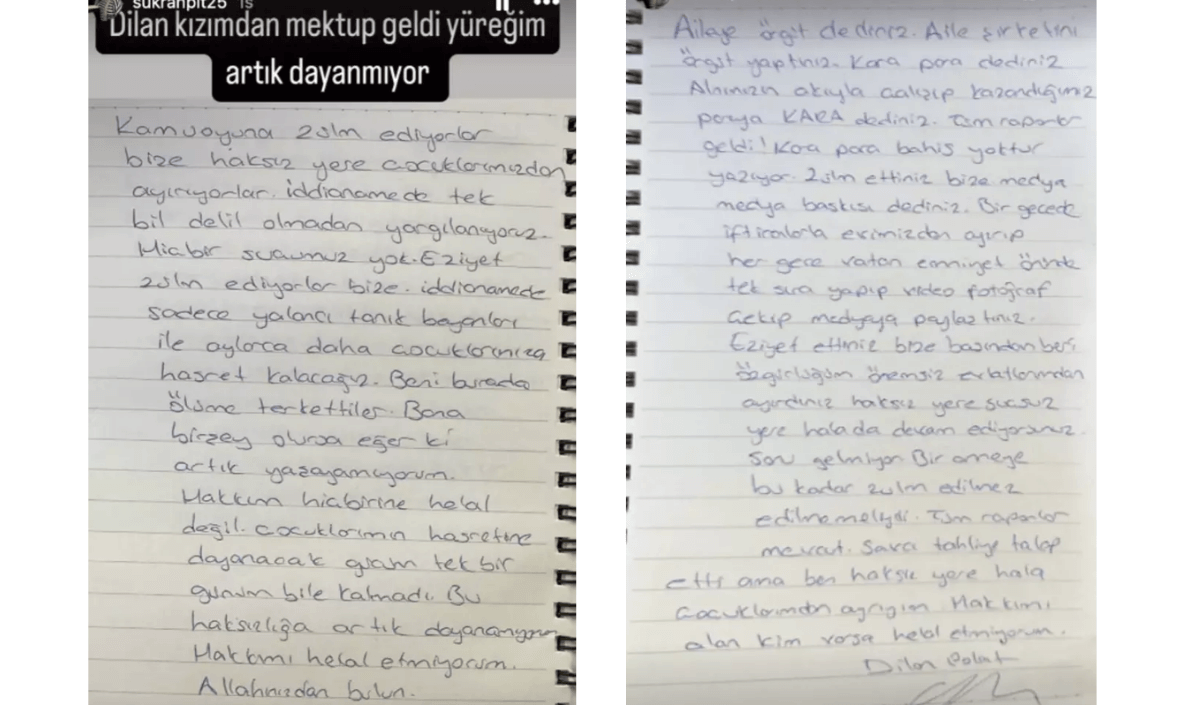 Dilan Polat'dan Mektup Var! Eziyet, Zulüm Ediyorlar!