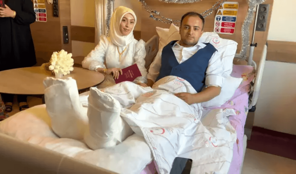Damadın Ayakları Kırıldı! Nikah Bakın Nerde Kıyıldı!