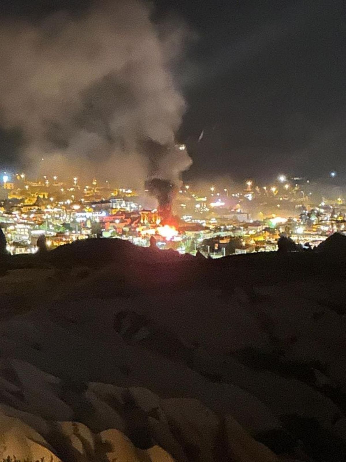 Nevşehir’de Korkunç Otel Yangını Turistler Tahliye Edildi! 2