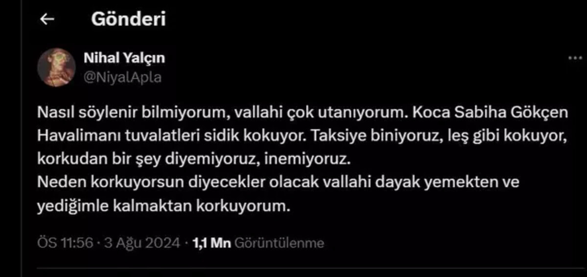 Ünlü Oyuncudan Şok Havalimanı Paylaşımı! Vallahi Çok Utanıyorum!-2