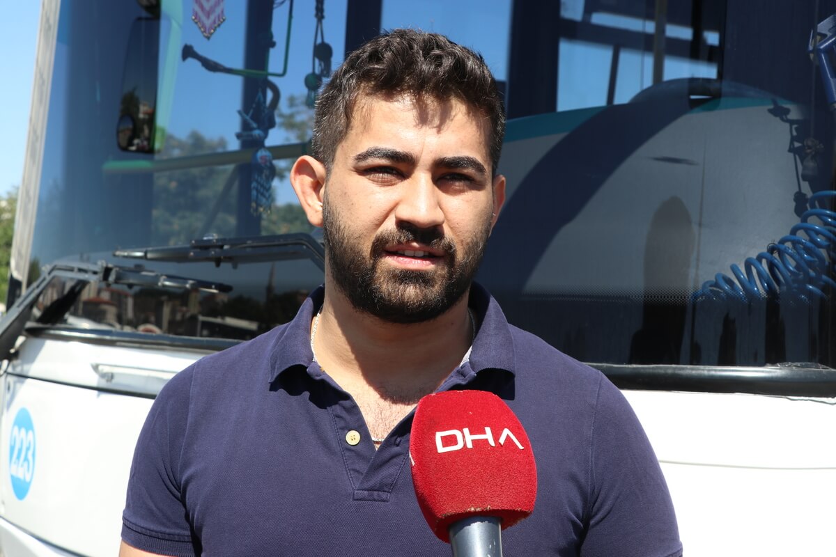 Kayseri’de Kahraman Otobüs Şoförü Yolcuyu Kurtardı!