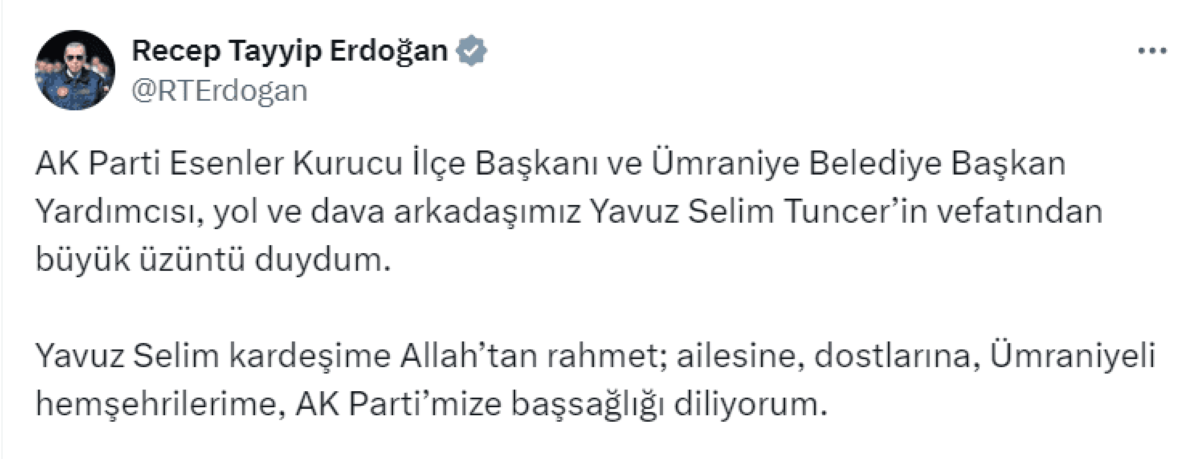 Ak Parti’yi Yıkan Ölüm! O İsim Vefat Etti 1