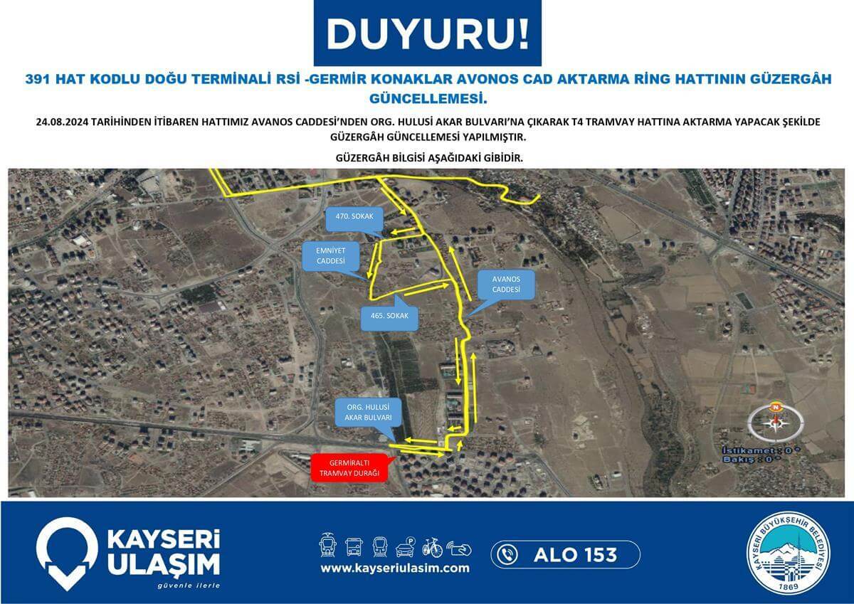 Doğu Terminali Rsi Germir Konaklar Avonos Cad Aktarma Ring Hattının Güzergâh Güncellemesi (1)