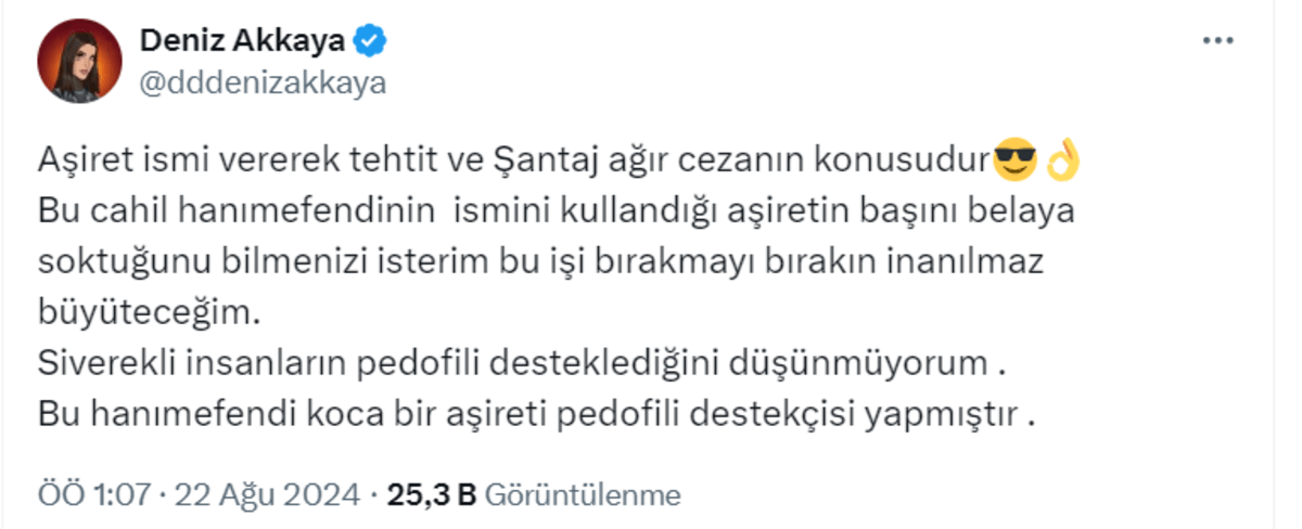 Kayserili Ünlü Sunucunun Aşiret Mesajı Sosyal Medyayı Karıştırdı!