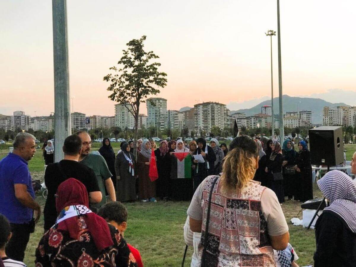 Kayseri Millet Bahçesinde Protesto! (2)