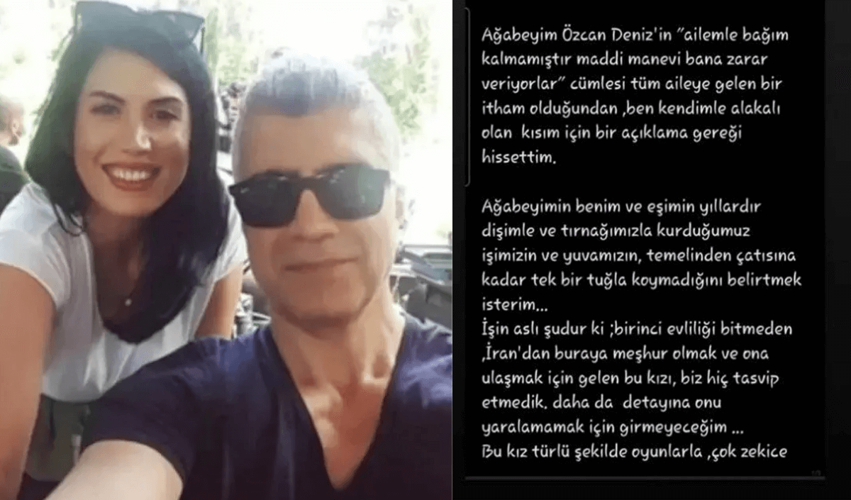 Özcan Deniz Kız Kardeşini Tehdit Etti! Sosyal Medya Karıştı!