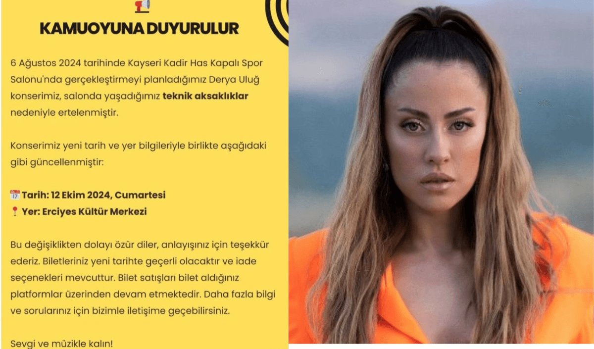 Ünlü Şarkıcı Kayseri’ye Gelemeden Kötü Haber Geldi!
