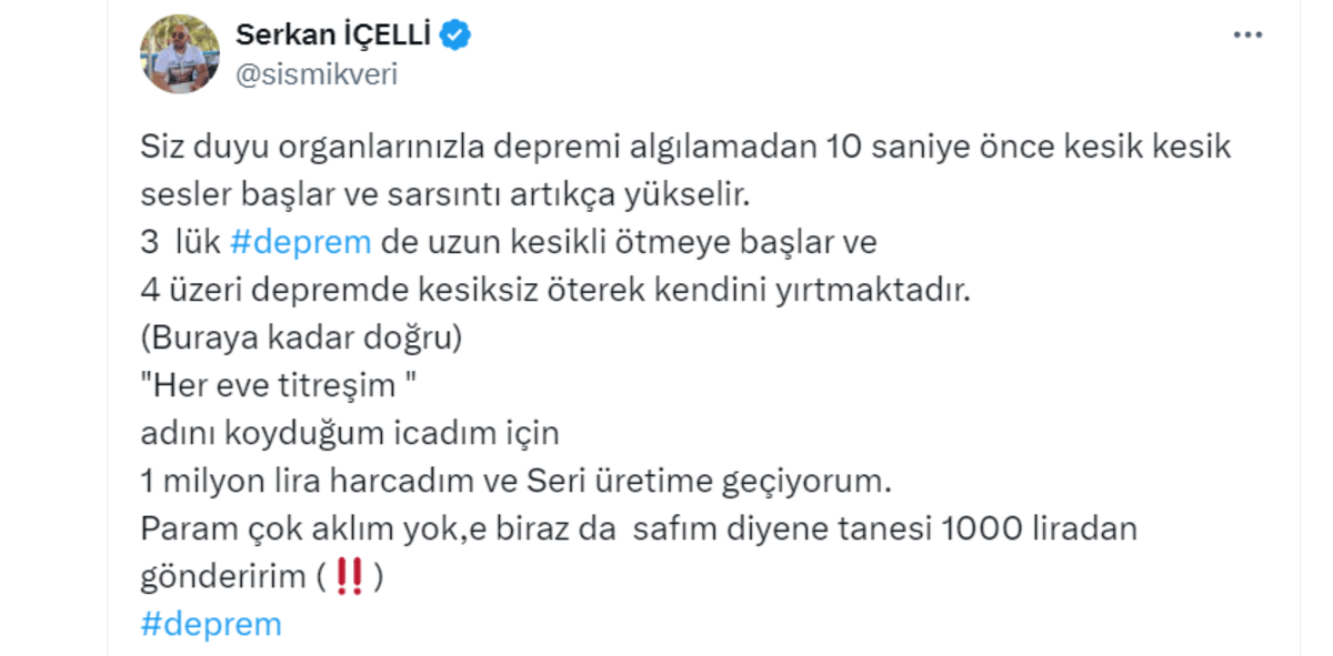 Deprem Uzmanından ‘Her Eve Titreşim’ Açıklaması!