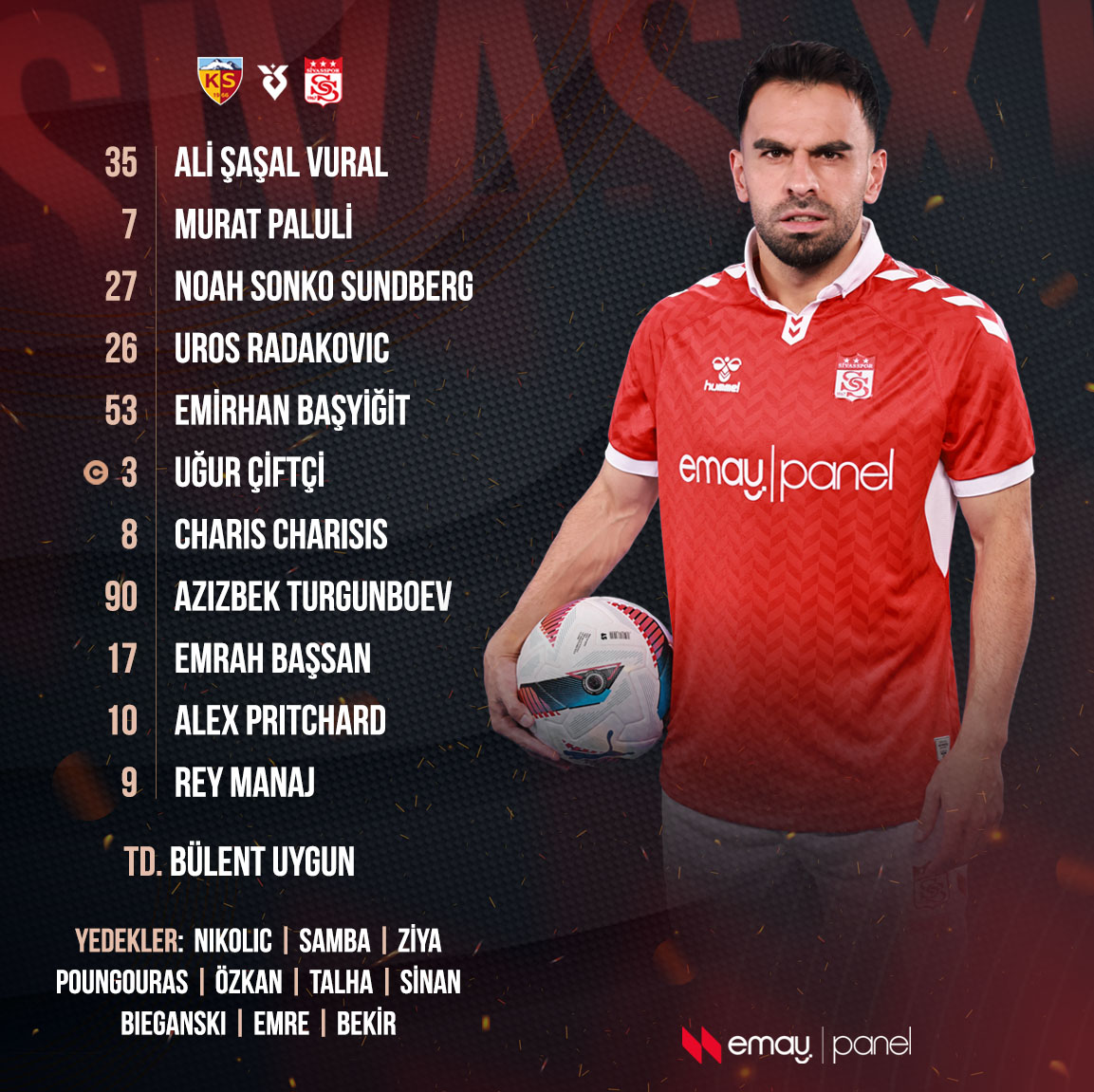 Sivasspor Ilk 11Ler