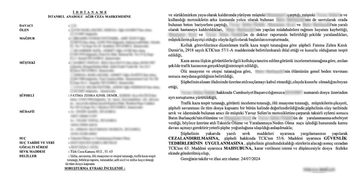 Zehra Kını Kk Iddianeme