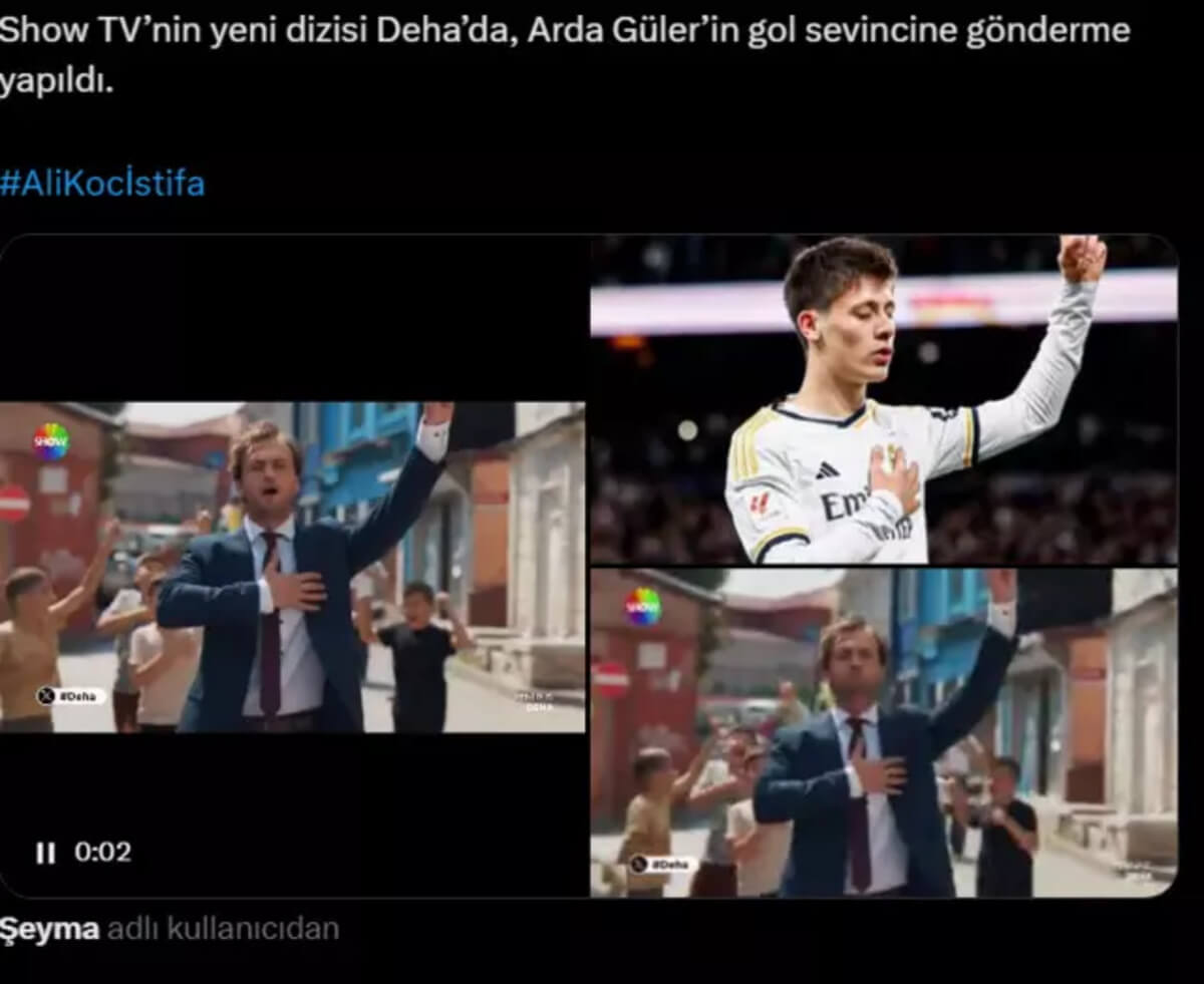 Deha Dizisinde Bomba Arda Güler Detayı! Seyirciler Mest Oldu!