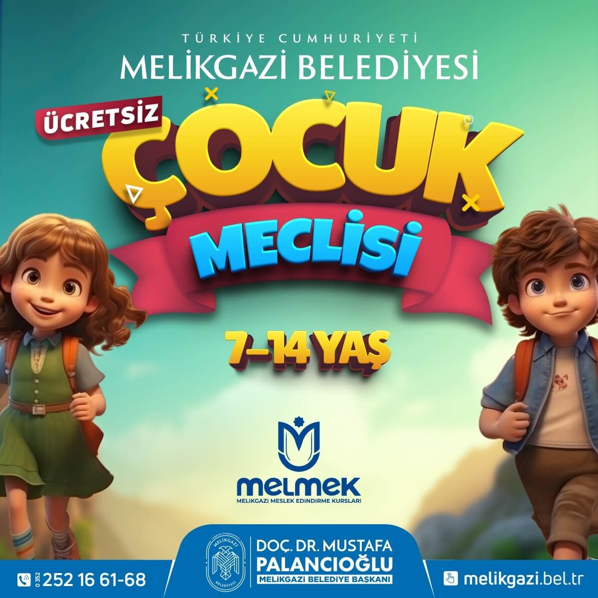 Anne Babalar Kaçırmayın! Kayseri’de 17 Tesiste Ücretsiz Çocuk Meclisi Kuruluyor (1)