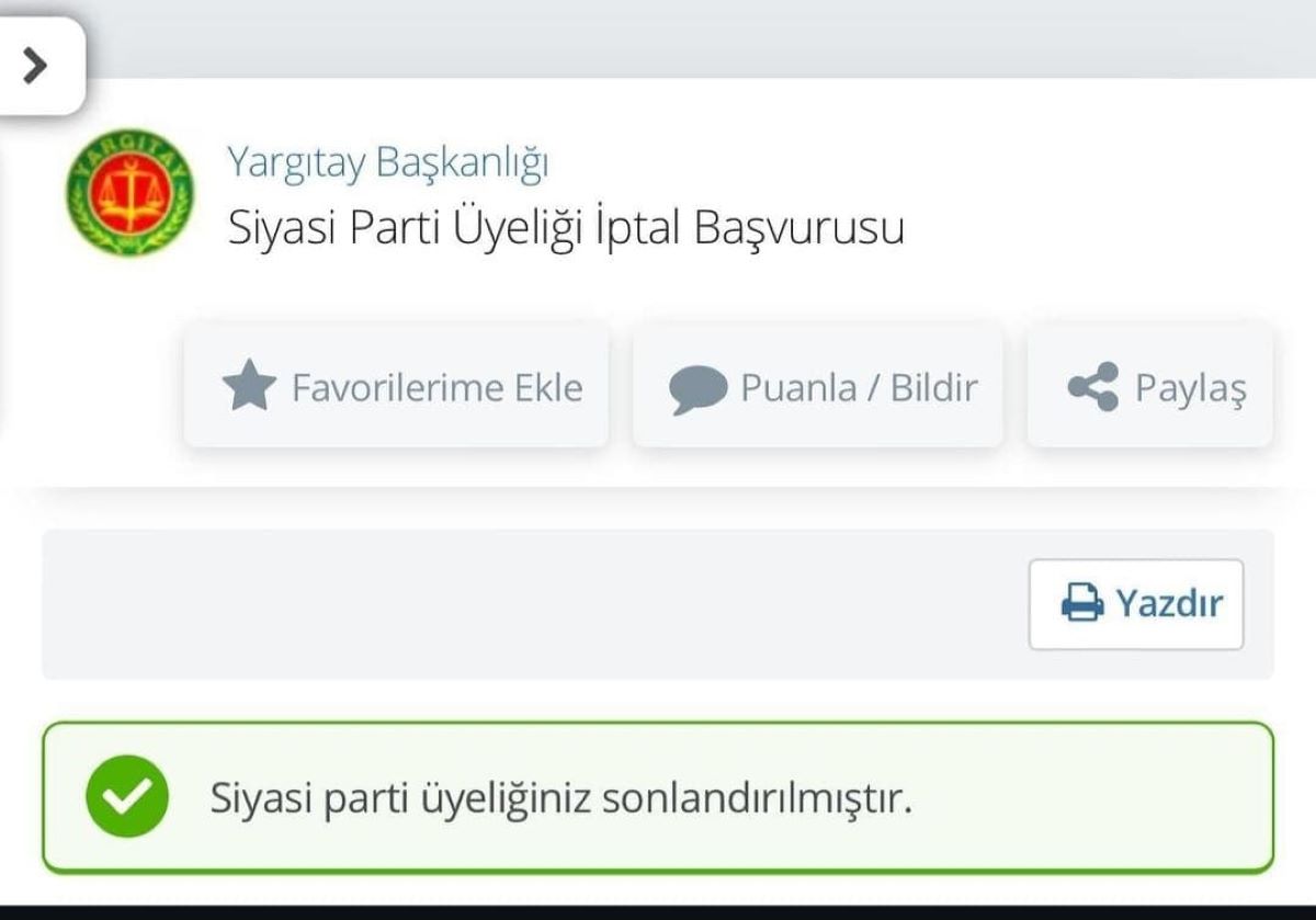 İyi̇ Parti Kayseri’den Şok Eden Bir İstifa Daha!