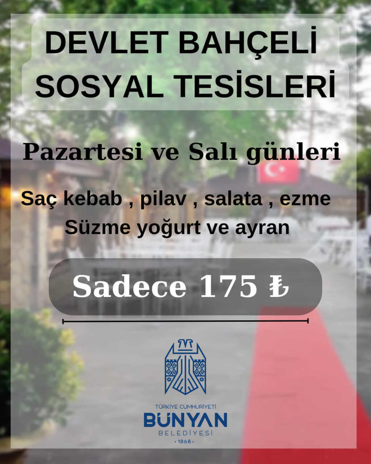 Kayseri’de O Tesiste 175 Tl’ye Et Yemeği Menüsü! Bakın Neresi 2