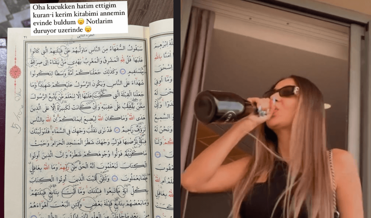 Müstehcen Pozlarıyla Konuşulan Ünlü Fenomenin Kuran-ı Kerim Paylaşımı Şaşırttı!
