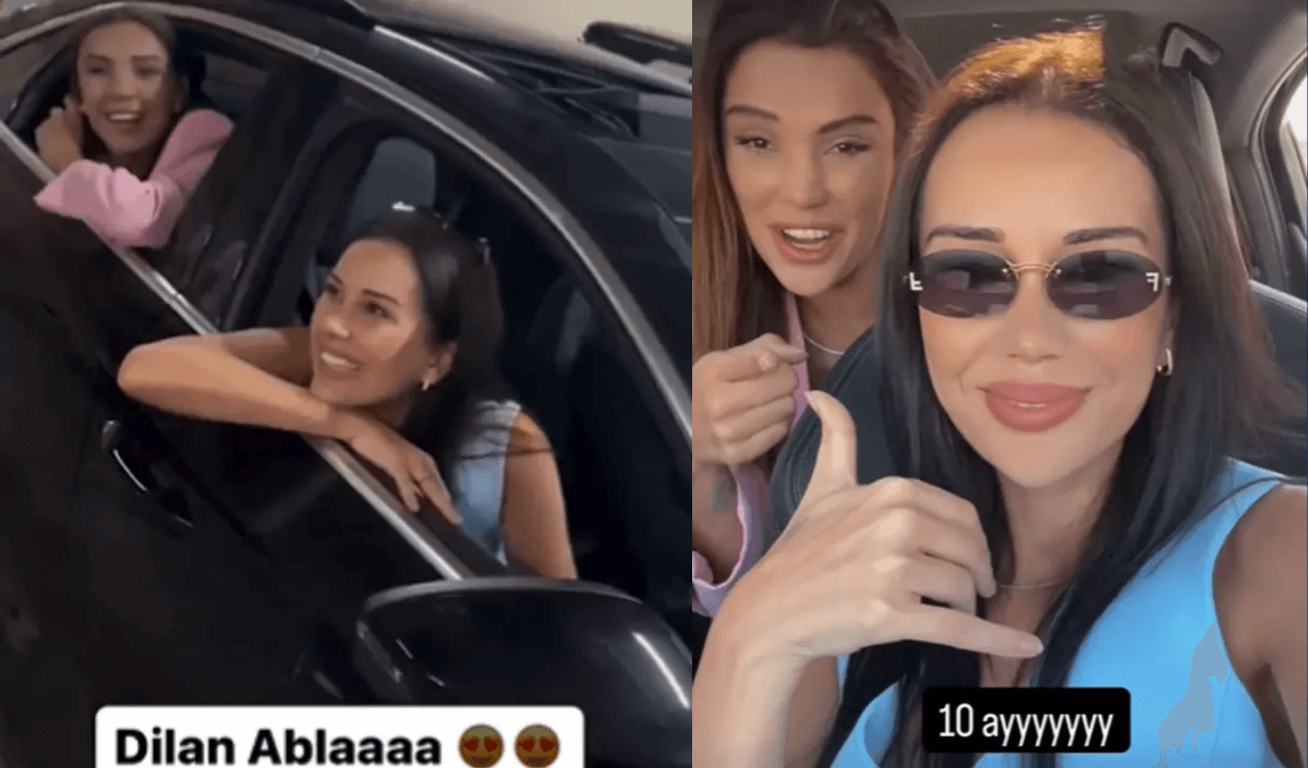 Kocası Tahliye Olan Dilan Polat Adeta Havalara Uçtu!