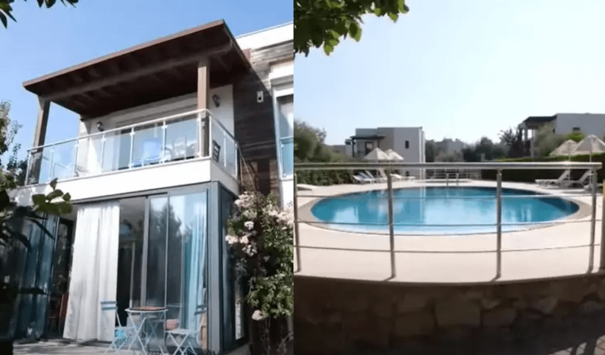 Ünlü İsim Villasını Rüzgâr Gibi Gezdirdi! Altınlarını Ortaya Döktü!
