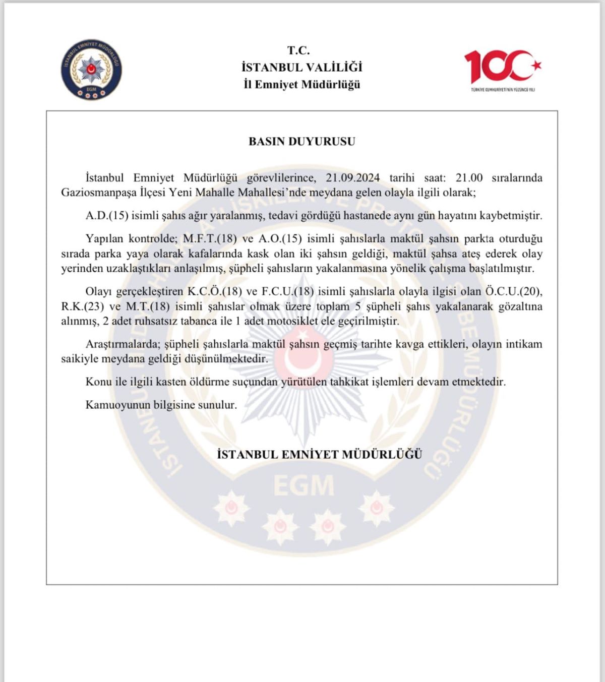Parkta Oynayan 15 Yaşındaki Suriyeli Çocuğu, 12 Kurşunla Öldürdüler! 2