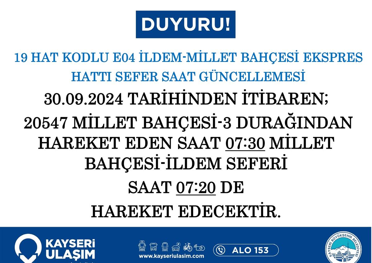 Serfer Saatleri Güncellendi1