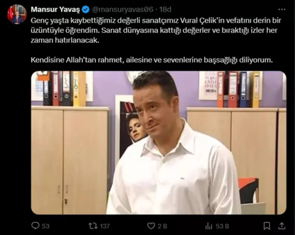 Avrupa Yakası'nın efsanesi hayatını kaybetti! Mansur Yavaş paylaştı!