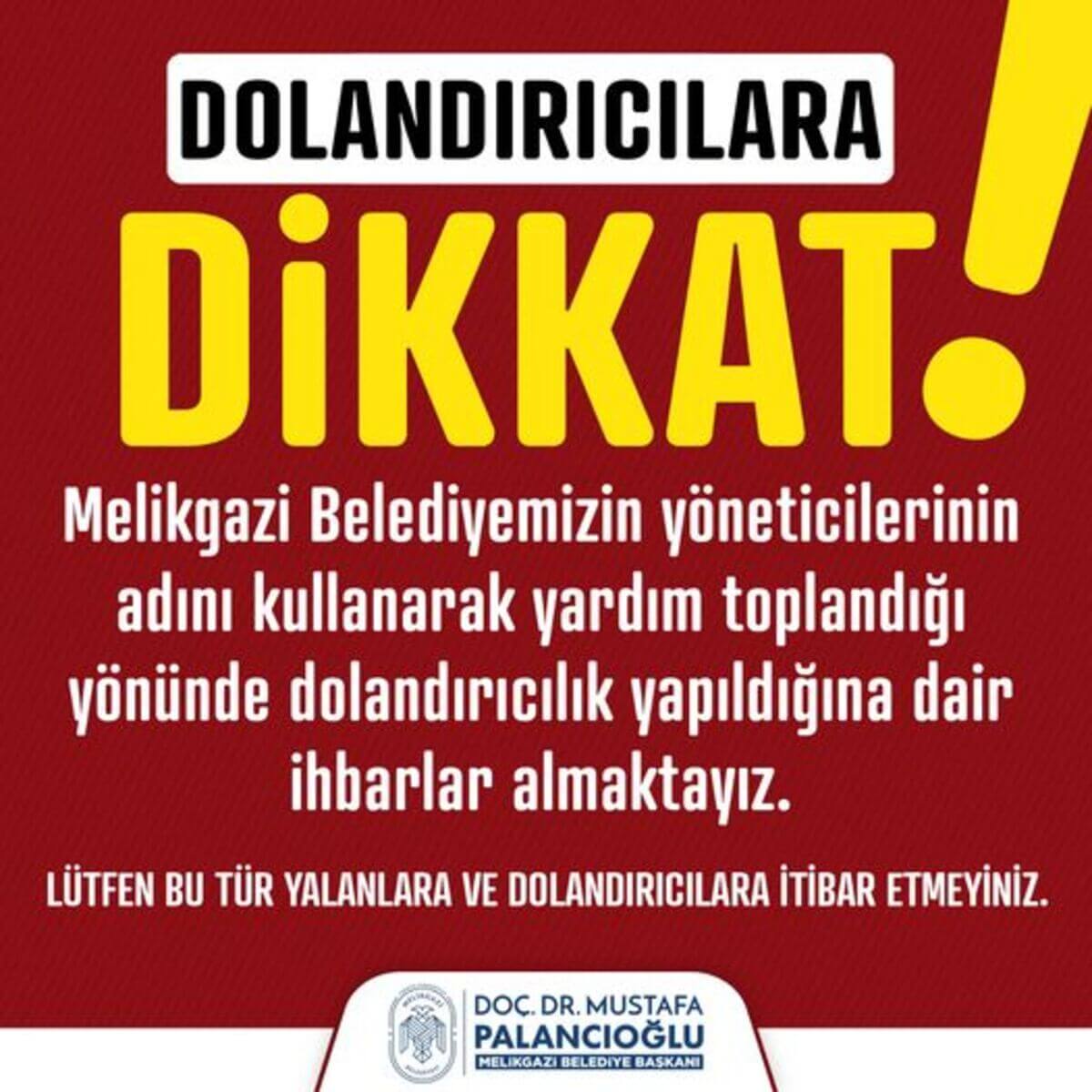 Başkandan Vatandaşlar Için Dolandırıcılara Karşı Önemli Uyarı Bu Yalanlara Inanmayın! 2