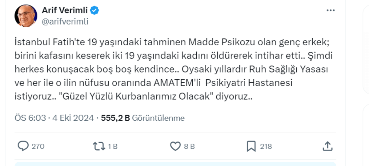 Surlardaki vahşette ünlü psikiyatristten olay yorum: Güzel yüzlü kurbanlarımız olacak!